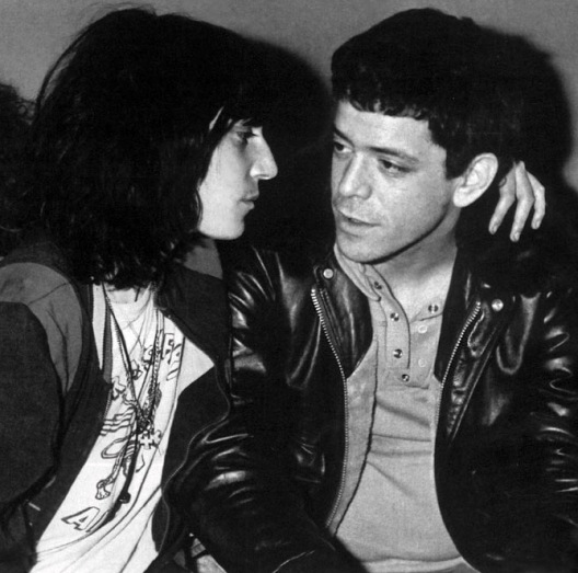 Uma foto: Patti Smith e Lou Reed